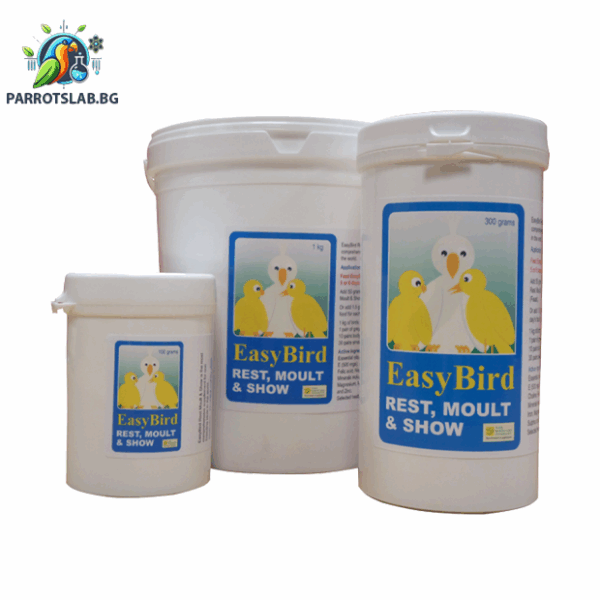 EasyBird Rest, Moult & Show – Пълна хранителна добавка за птици по време на линеене и изложби